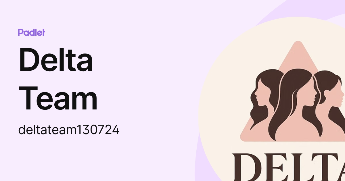 Delta Team (deltateam130724) profile | Padlet