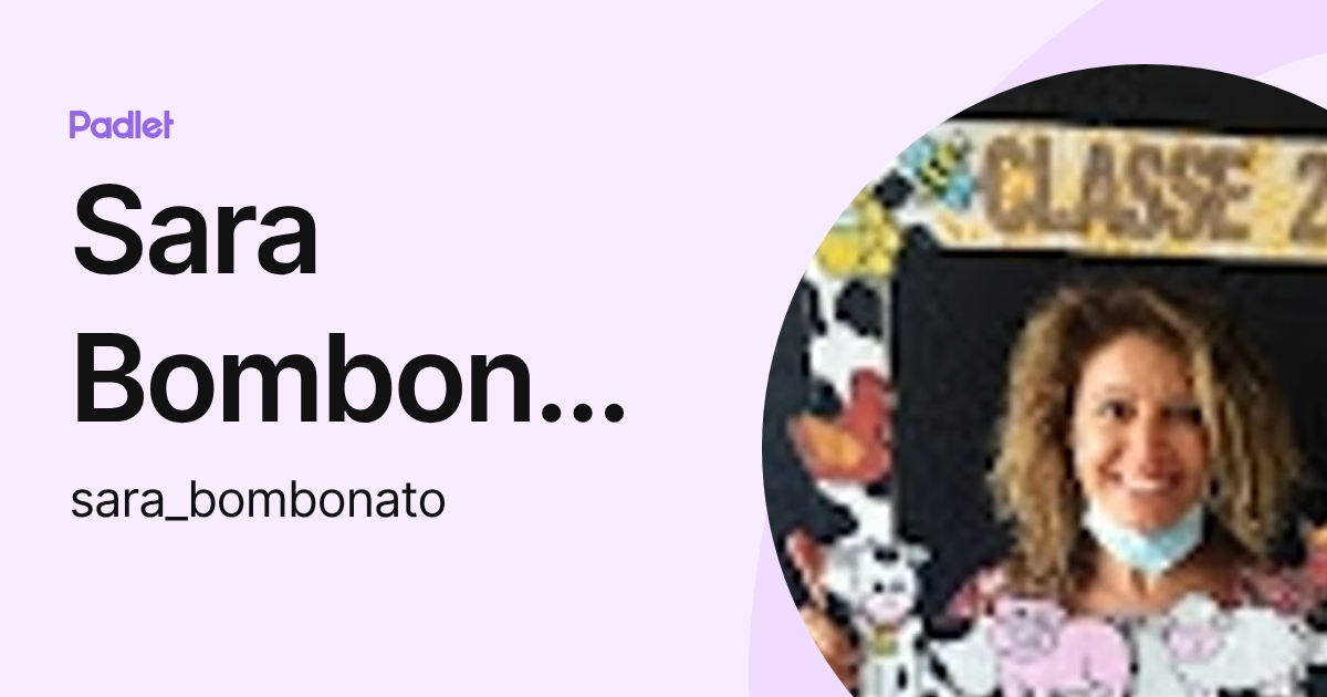 Sara Bombonato (sara_bombonato) profile | Padlet