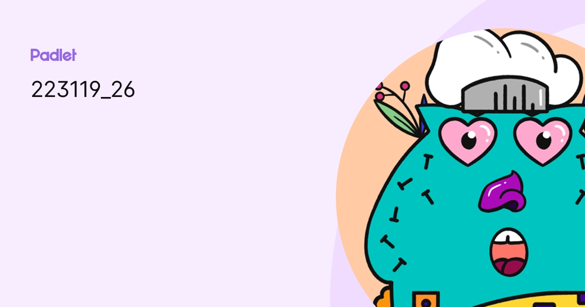 223119_26 profile | Padlet