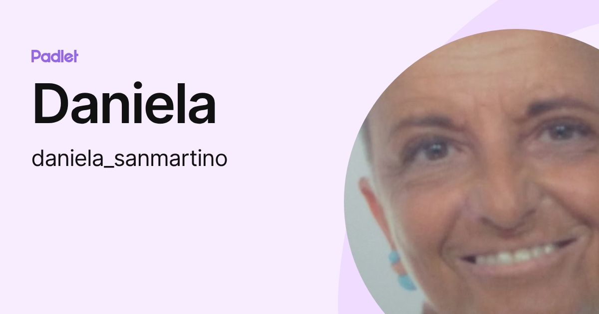 Daniela (daniela_sanmartino) profile | Padlet