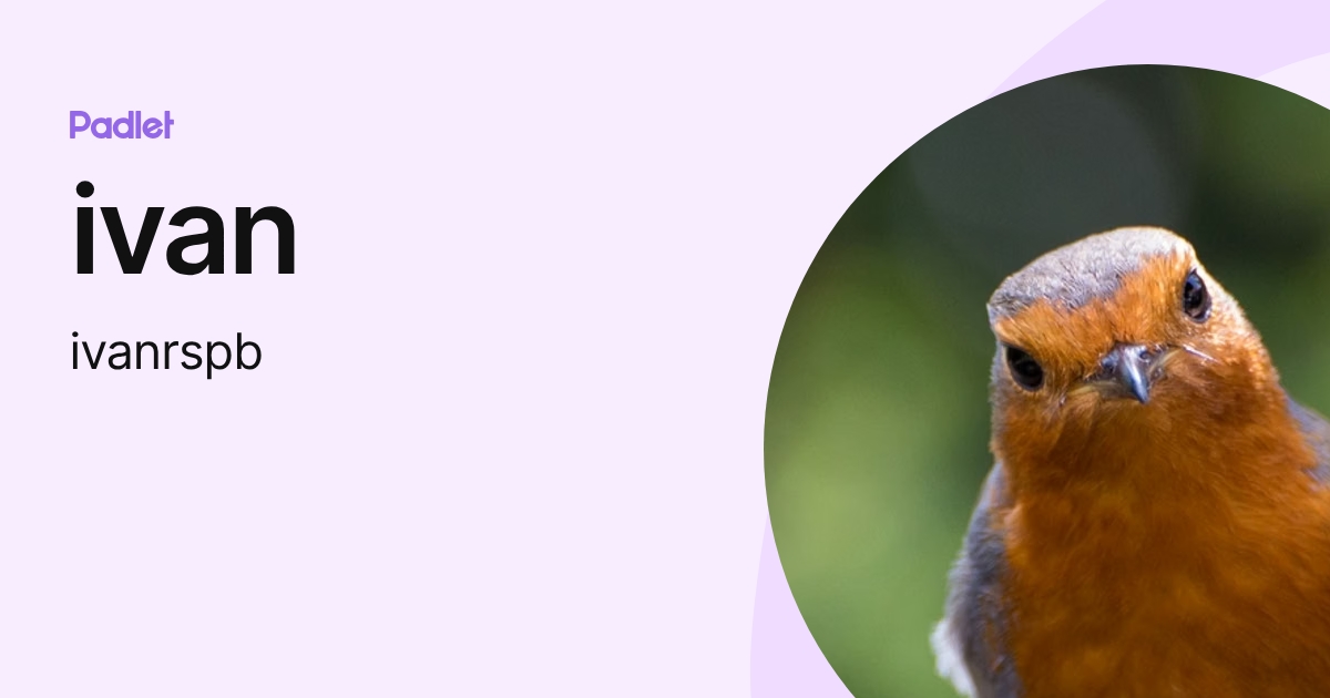 ivan (ivanrspb) profile | Padlet