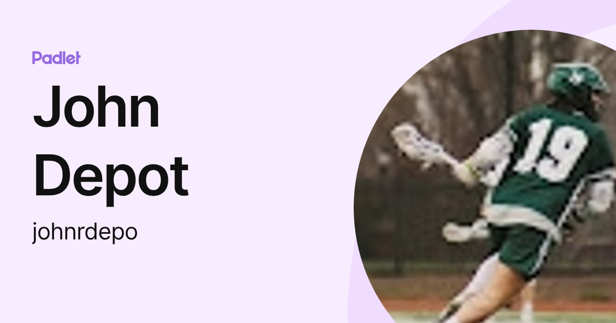 John Depot (johnrdepo) profile | Padlet