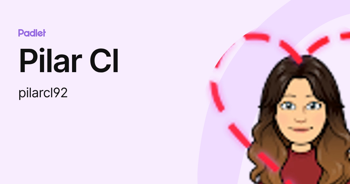 Pilar Cl (pilarcl92) profile | Padlet
