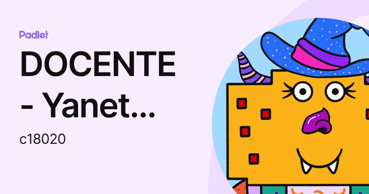 DOCENTE - Yanet Razzetto Espinoza (c18020) profile | Padlet