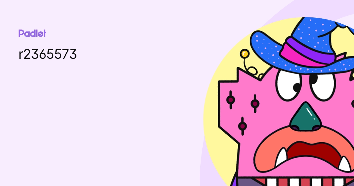 r2365573 profile | Padlet