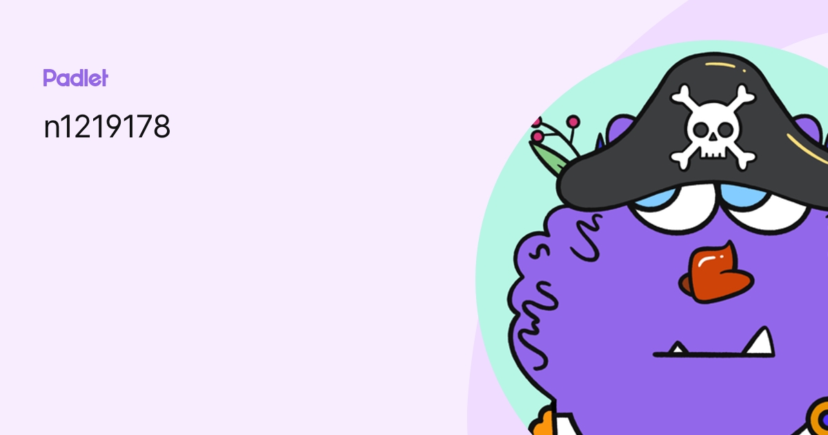 n1219178 profile | Padlet