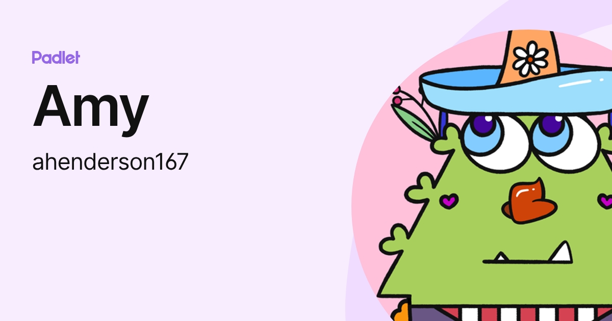 Amy (ahenderson167) profile | Padlet