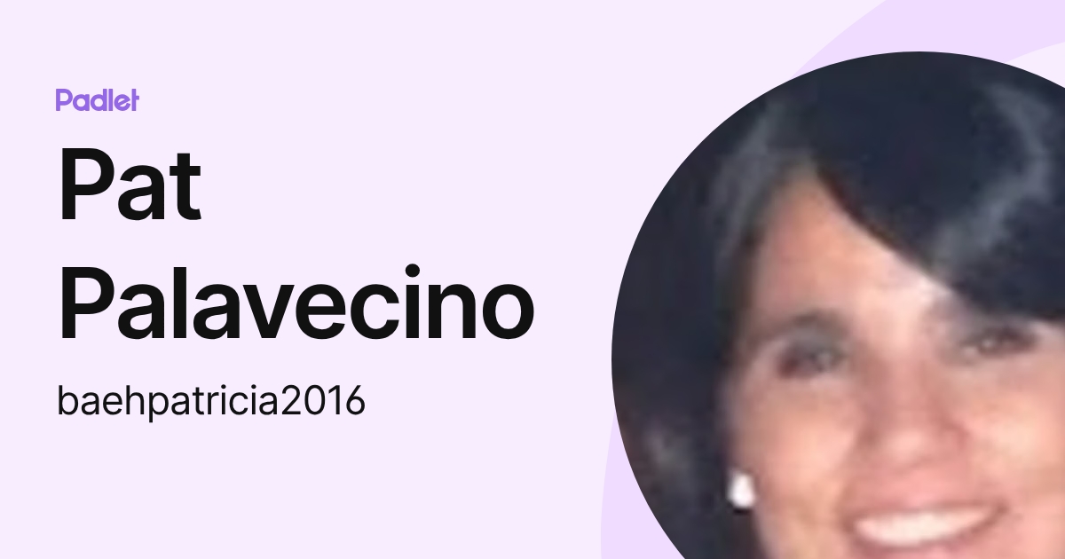 Pat Palavecino (baehpatricia2016) profile | Padlet