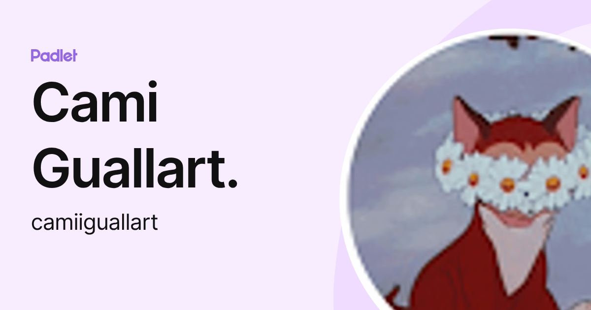 Cami Guallart. (camiiguallart) profile | Padlet
