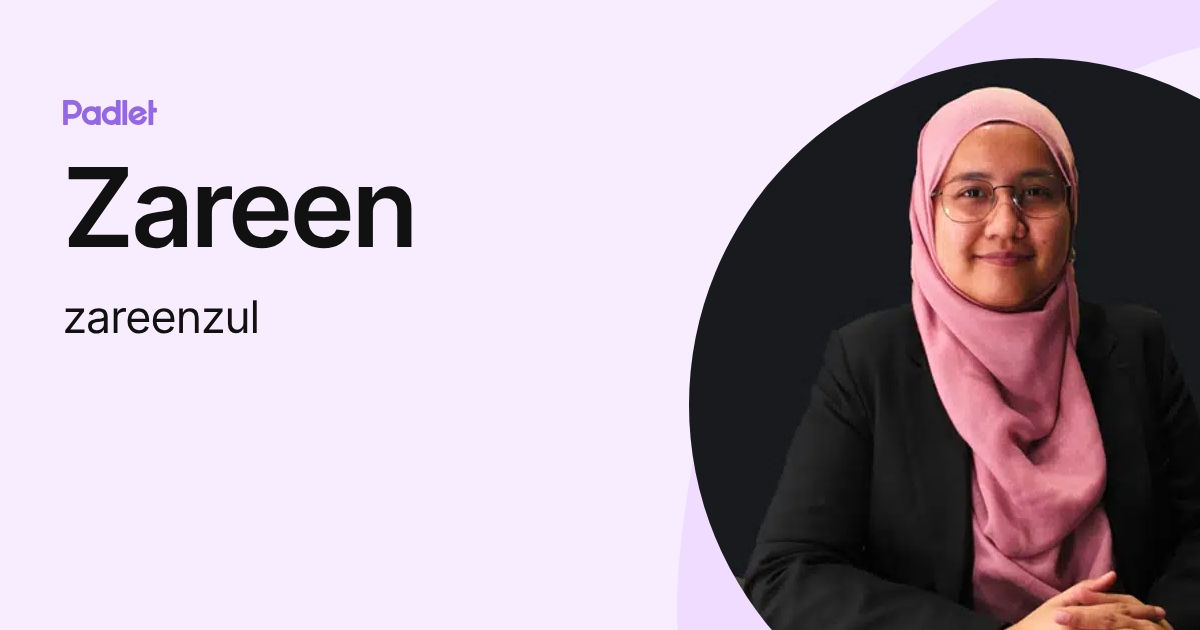 DR. ZAREEN (zareenzul) profile | Padlet