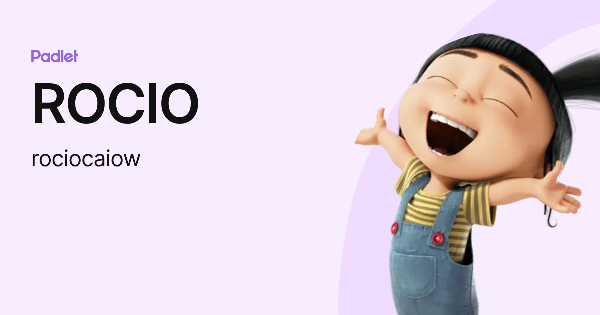 ROCIO (rociocaiow) profile | Padlet