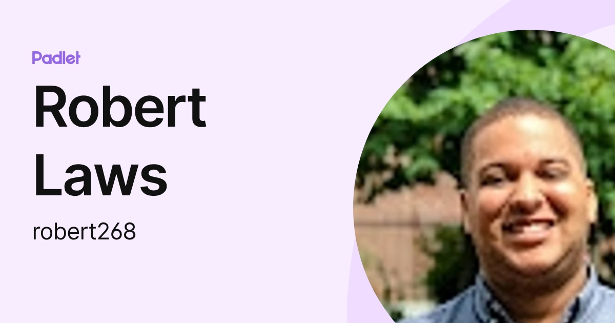Robert Laws (robert268) profile | Padlet
