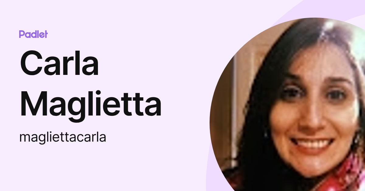Carla Maglietta (magliettacarla) profile | Padlet