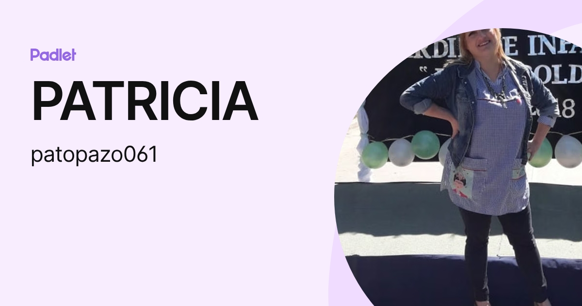 PATRICIA (patopazo061) profile | Padlet