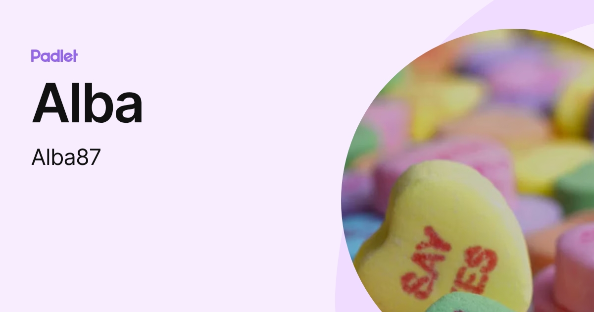 Alba (Alba87) profile | Padlet