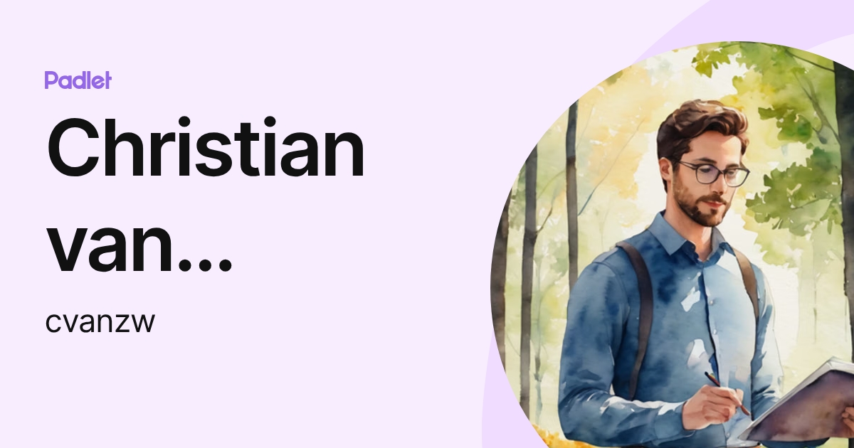 Christian van Zwamen (cvanzw) profile | Padlet