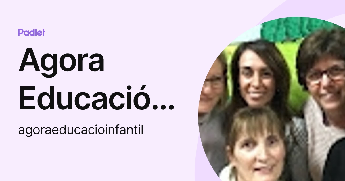 Agora Educació infantil (agoraeducacioinfantil) profile | Padlet