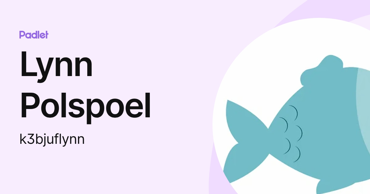Lynn Polspoel (k3bjuflynn) profile | Padlet