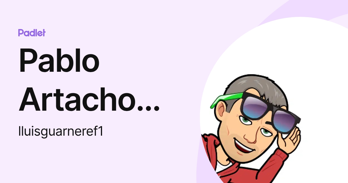 Pablo Artacho EF_1 (lluisguarneref1) profile | Padlet