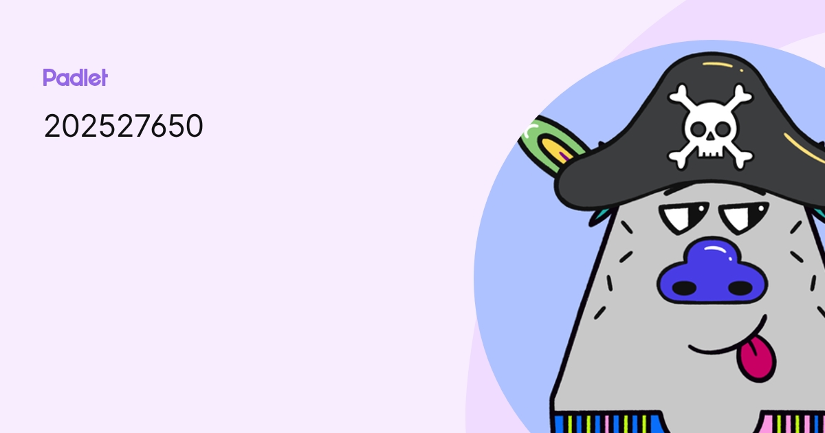 202527650 profile | Padlet