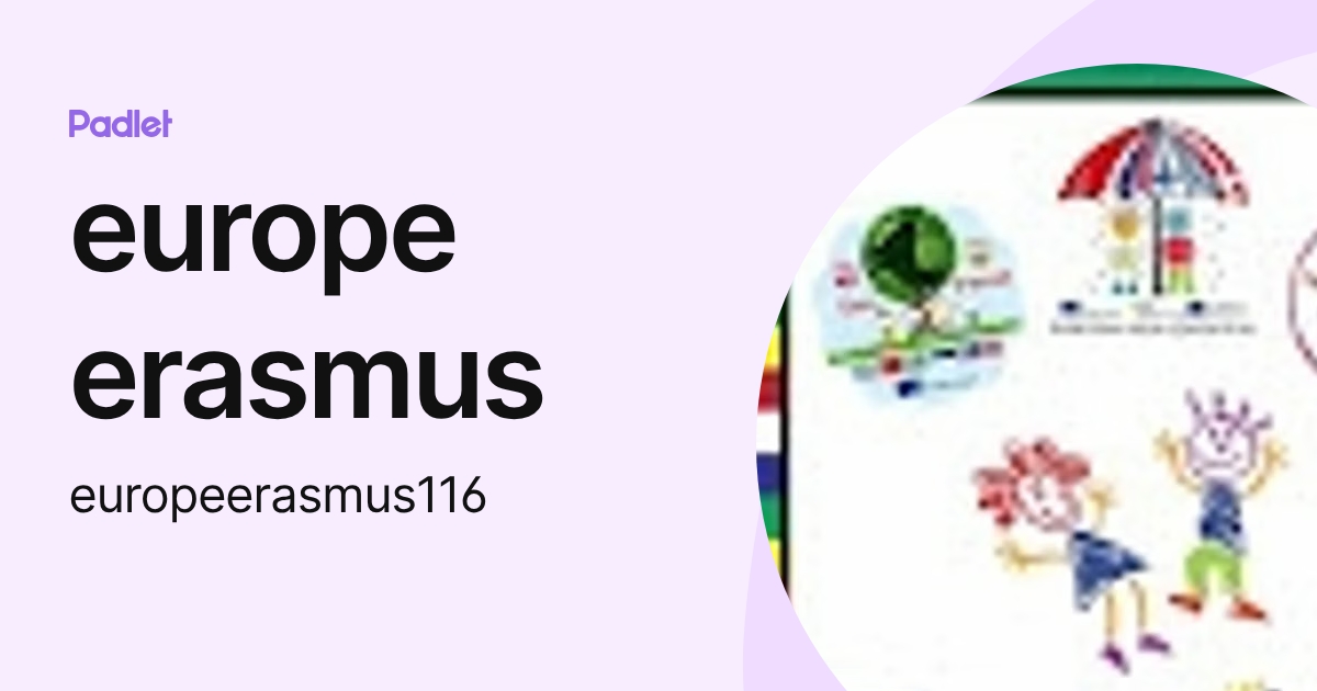 europe erasmus (europeerasmus116) profile | Padlet