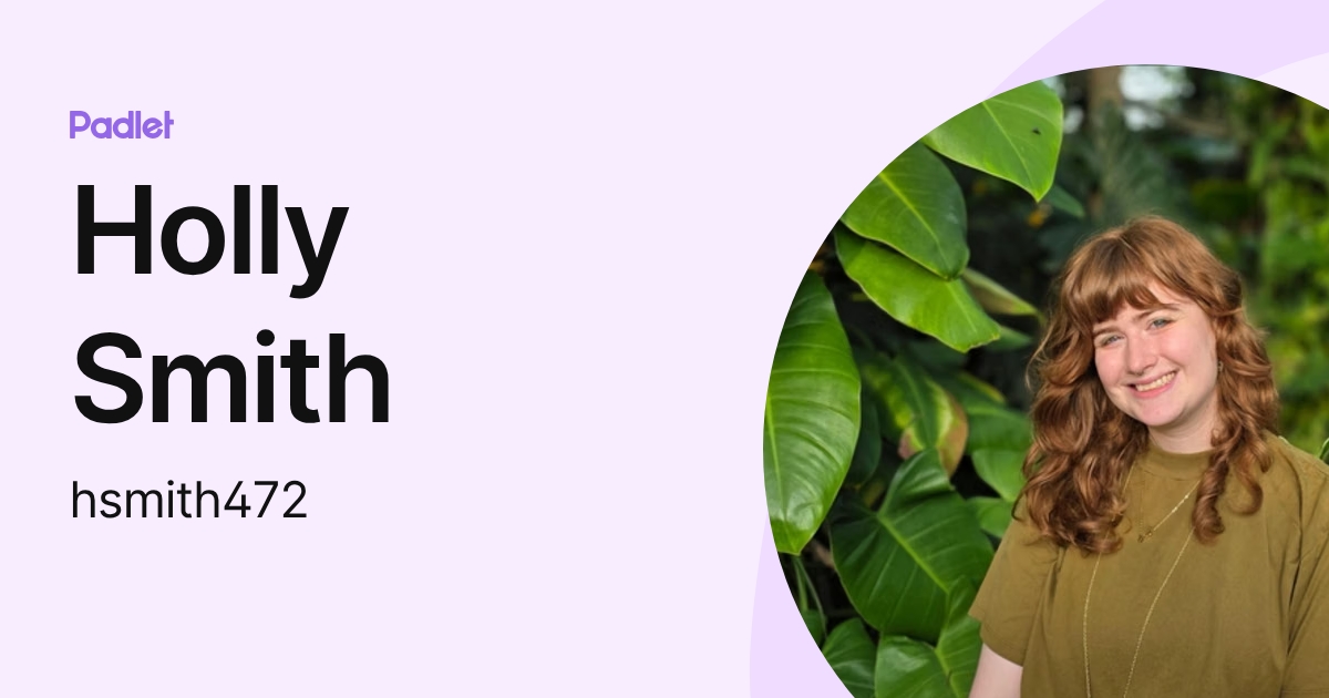 Holly Smith (hsmith472) profile | Padlet