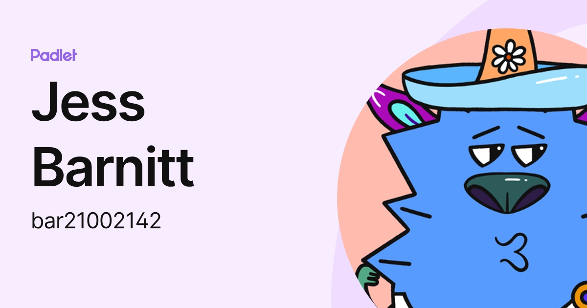 Jess Barnitt (bar21002142) profile | Padlet