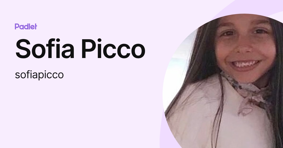 Sofia Picco (sofiapicco) profile | Padlet