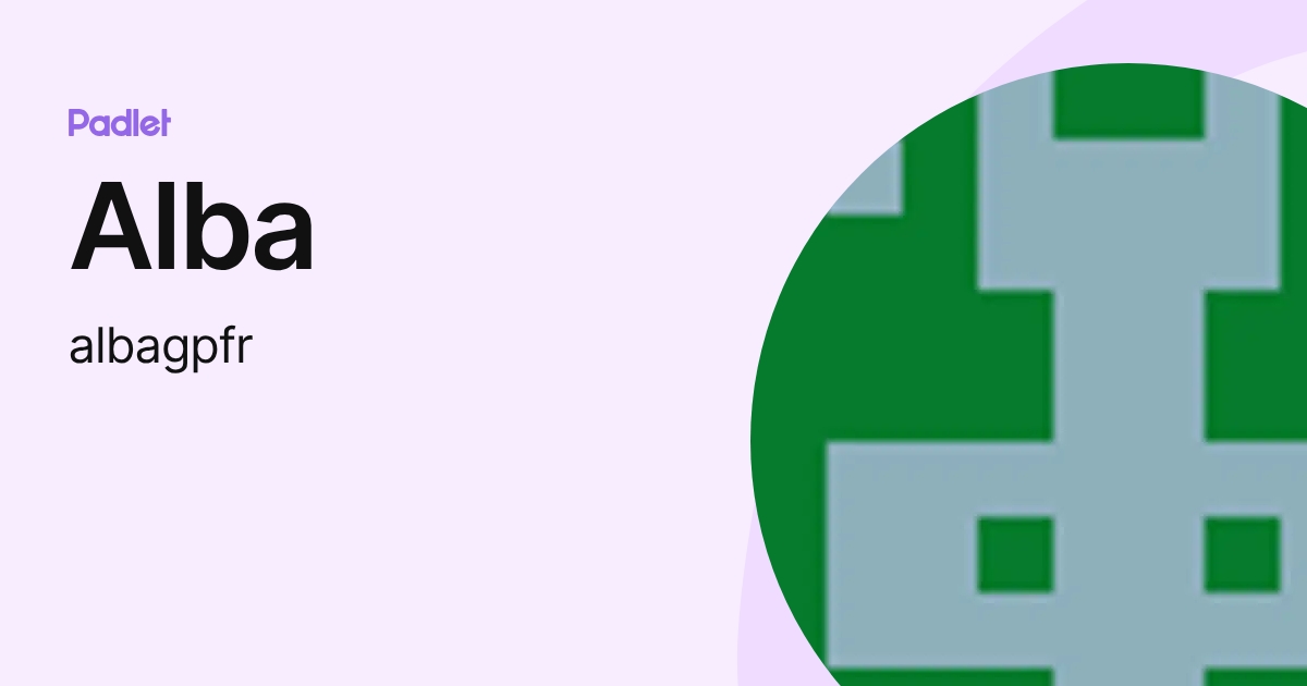 Alba (albagpfr) profile | Padlet