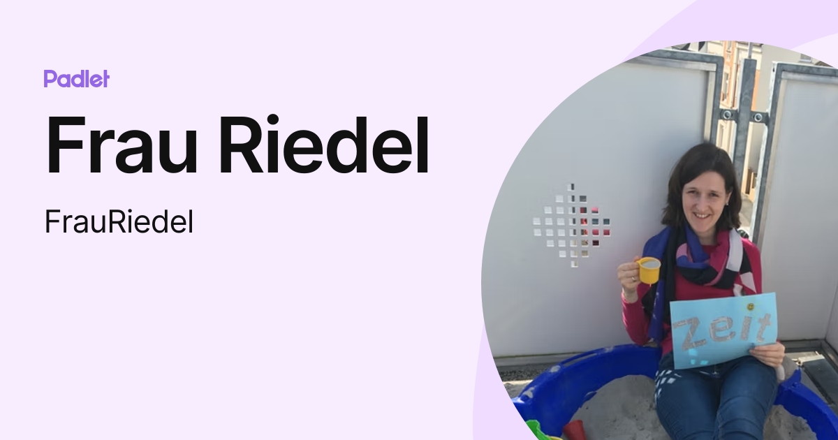Frau Riedel (FrauRiedel) profile | Padlet