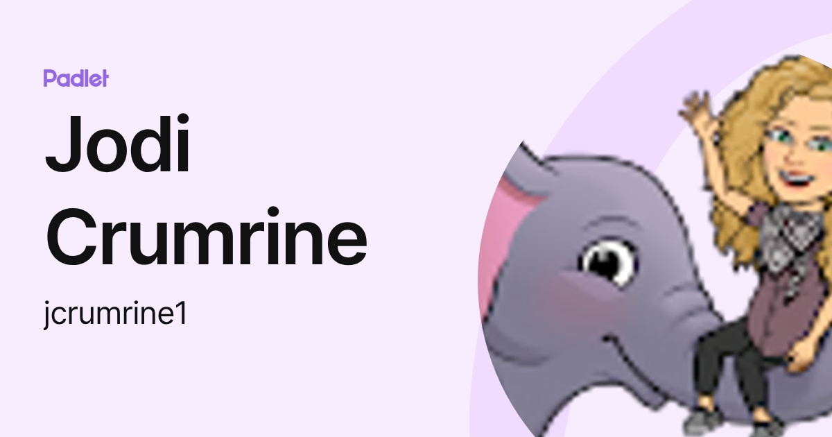 Jodi Crumrine (jcrumrine1) profile | Padlet