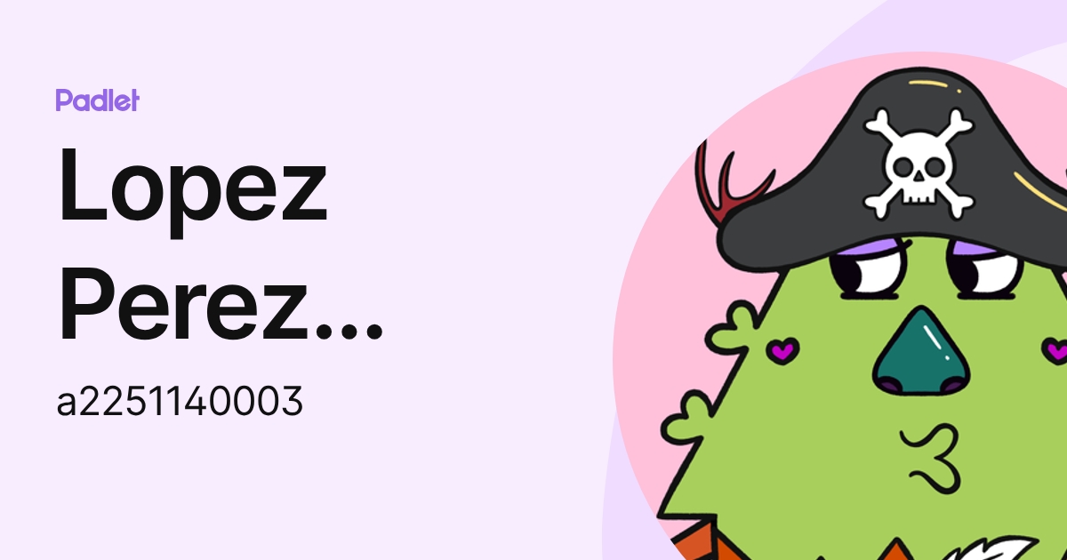Lopez Perez Henry Abdiel (a2251140003) profile | Padlet