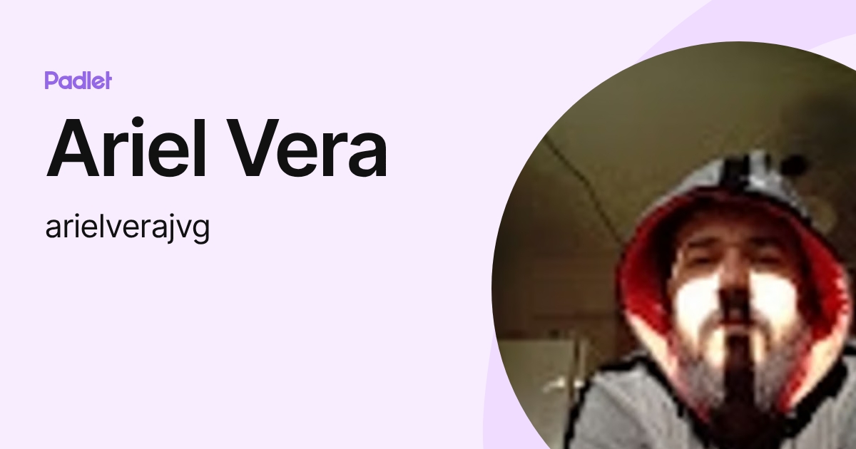 Ariel Vera (arielverajvg) profile | Padlet