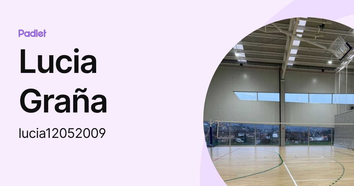 Lucia Graña (lucia12052009) profile | Padlet