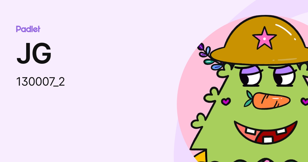 JG (130007_2) profile | Padlet