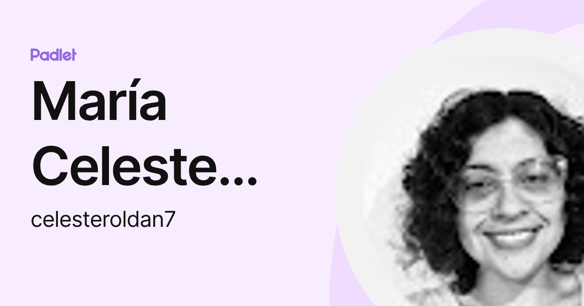 María Celeste Roldán (celesteroldan7) profile | Padlet