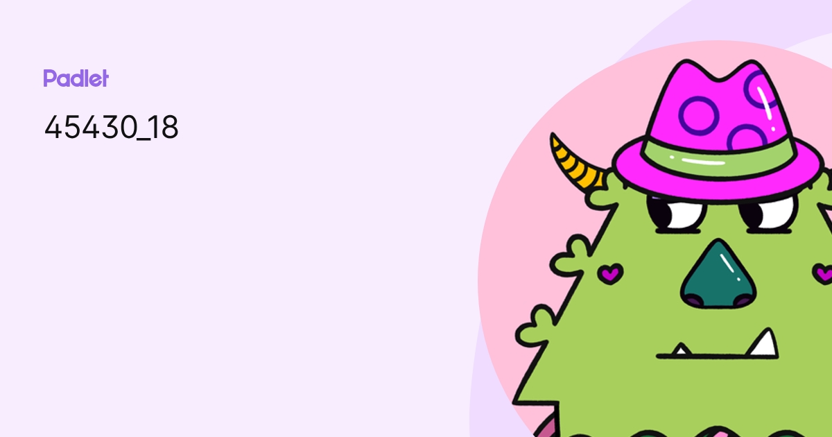 45430_18 profile | Padlet