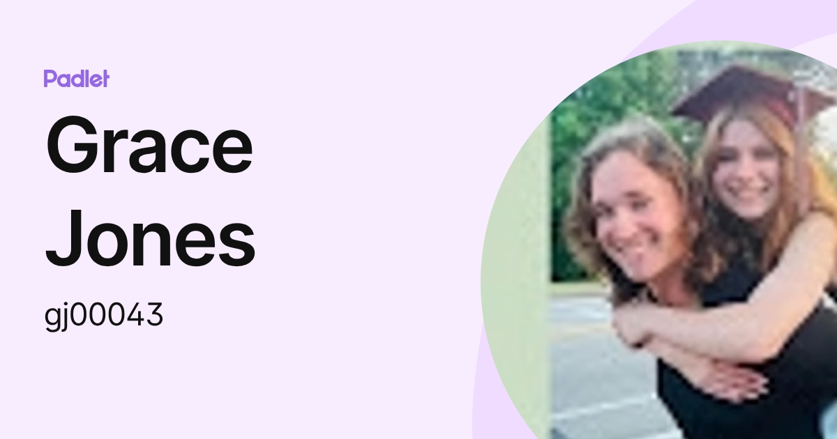 Grace Jones (gj00043) profile | Padlet