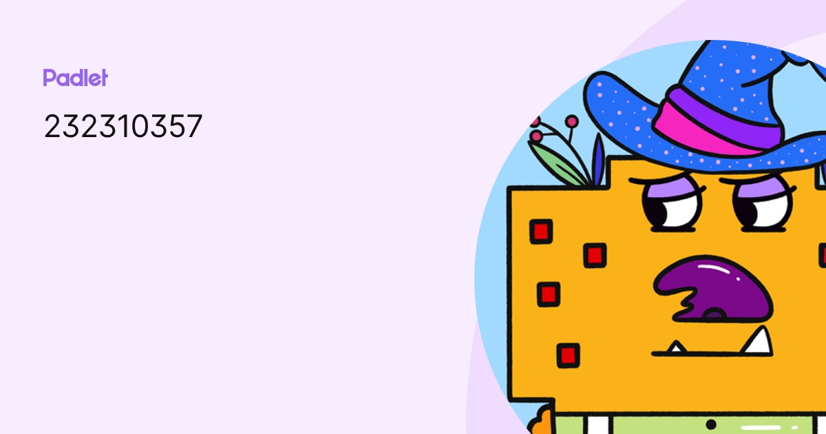 232310357 profile | Padlet