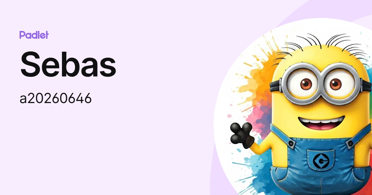 Sebas Logo Sebas (a20260646) profile | Padlet