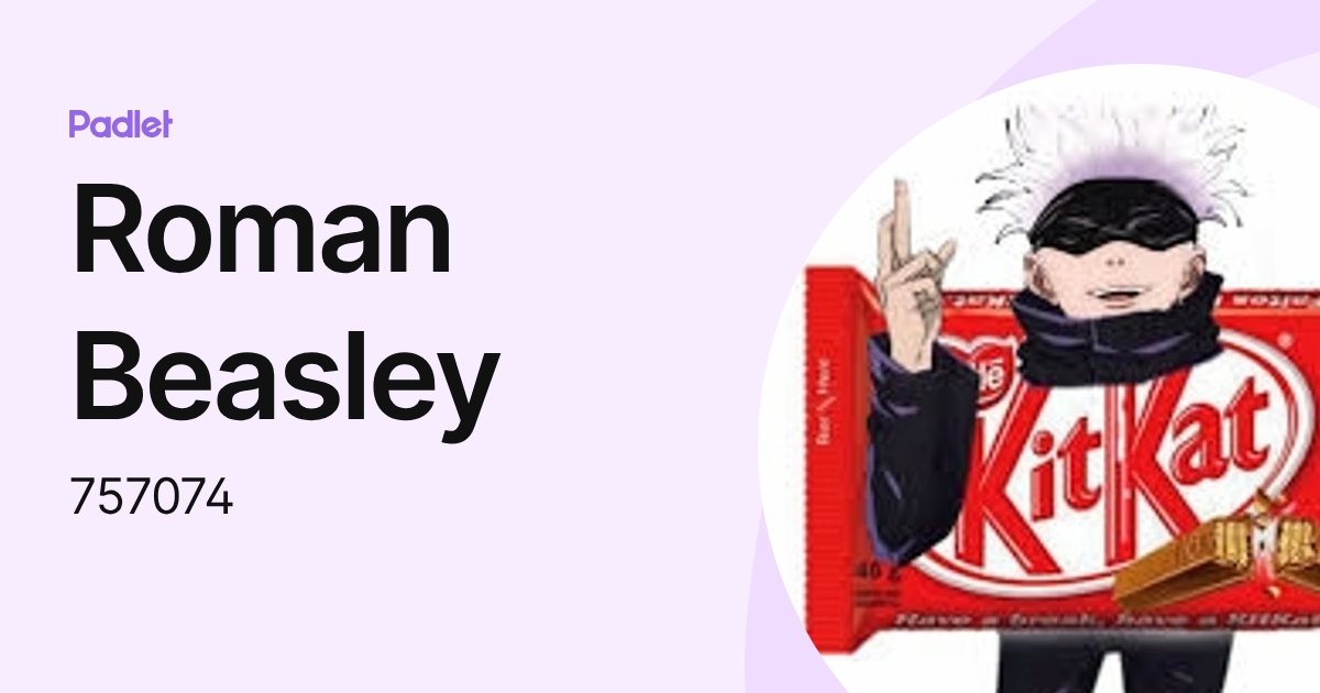 Roman Beasley (757074) profile | Padlet