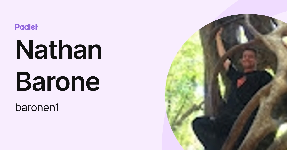 Nathan Barone (baronen1) profile | Padlet