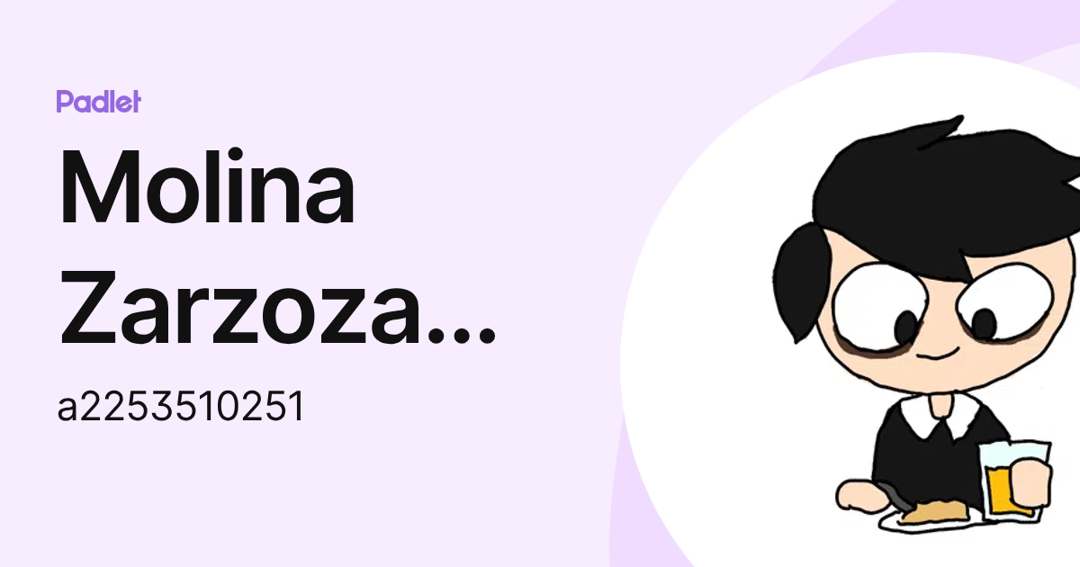 Molina Zarzoza Dylan Emmanuel (a2253510251) profile | Padlet