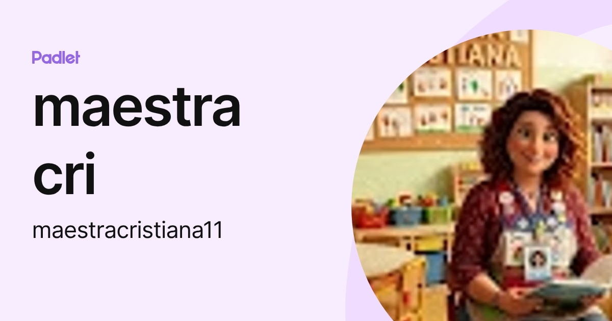 maestra cri (maestracristiana11) profile | Padlet