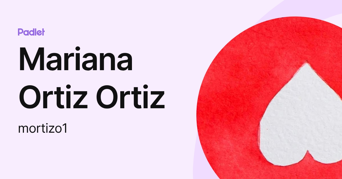 Mariana Ortiz Ortiz (mortizo) profile | Padlet