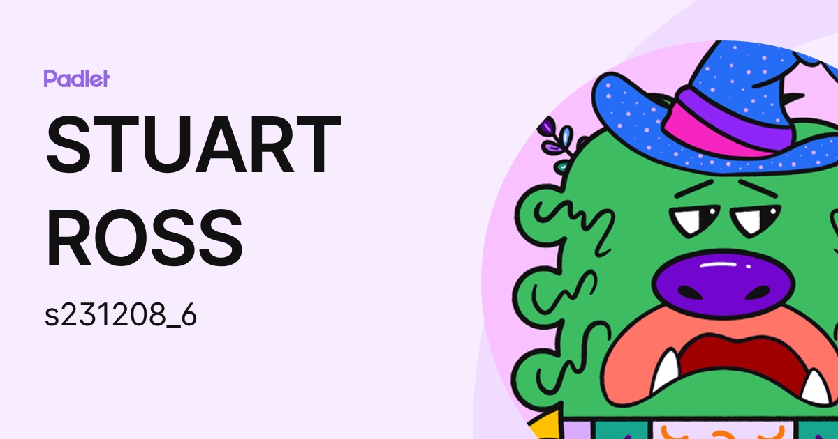 STUART ROSS (s231208_6) profile | Padlet