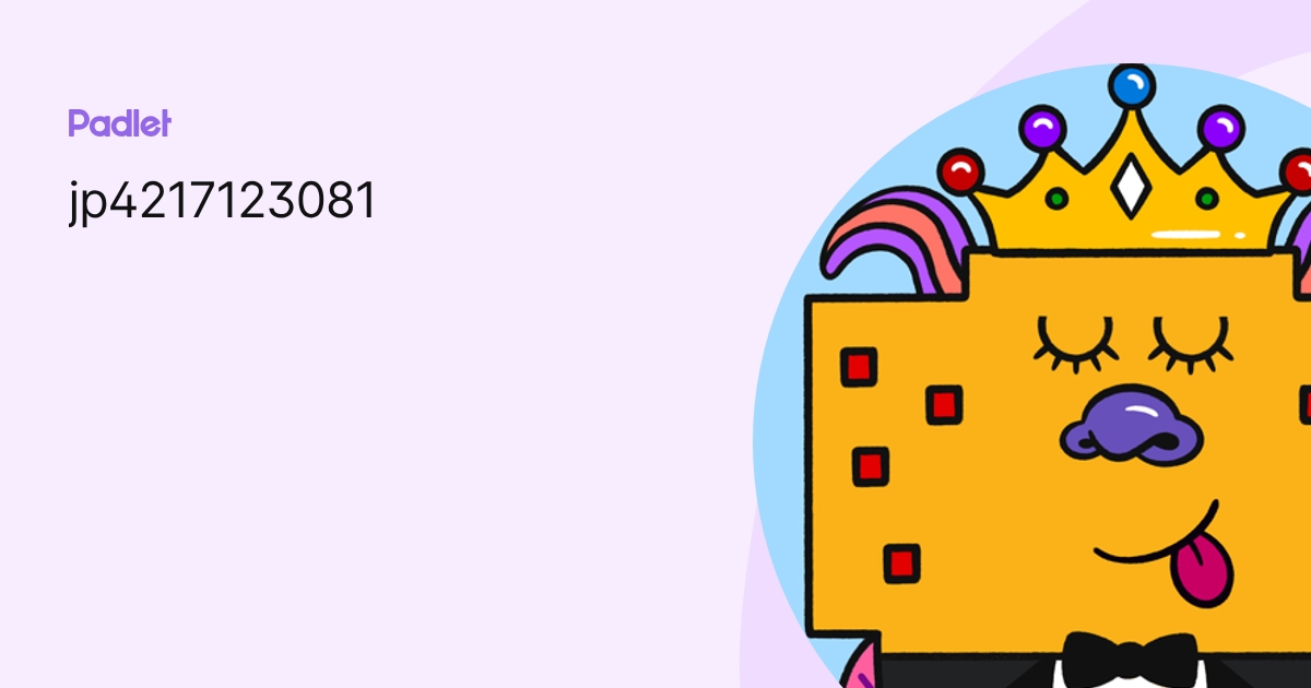jp4217123081 profile | Padlet