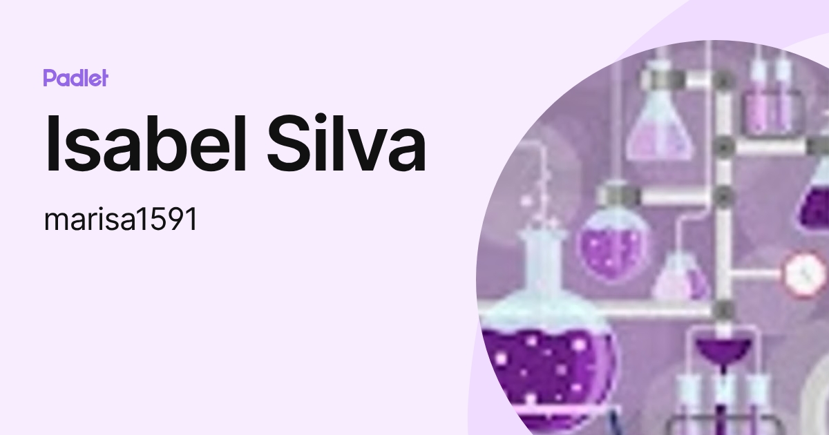 Isabel Silva (marisa1591) profile | Padlet
