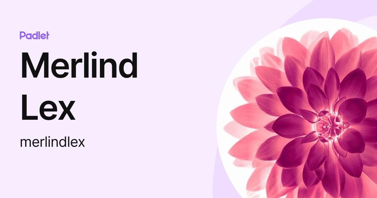 Merlind Lex (merlindlex) profile | Padlet