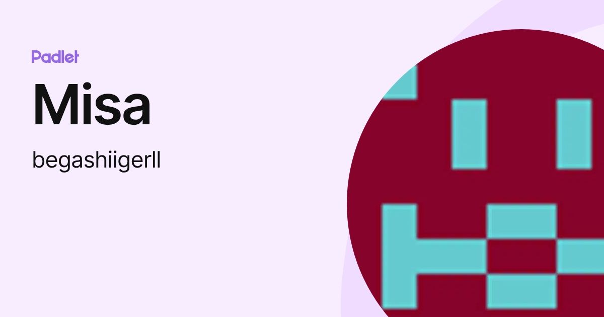 Misa (begashiigerll) profile | Padlet